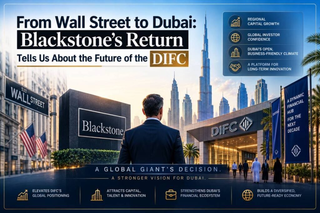 Blackstone DIFC Dubai 2026  -  global asset managers and the Dubai International Financial Centre