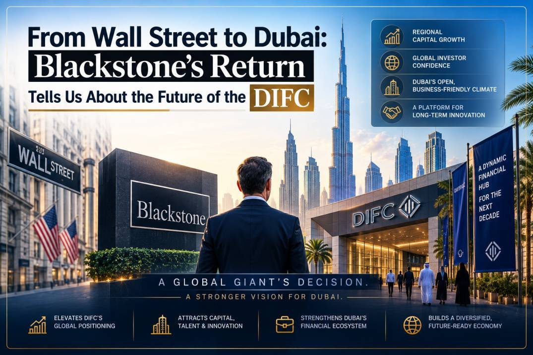 Blackstone DIFC Dubai 2026  -  global asset managers and the Dubai International Financial Centre