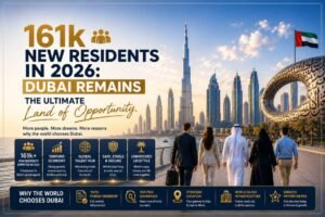 Dubai population 2026 - 161,000 new residents and the emirate's growth story.