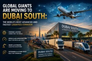 Dubai South logistics corridor 2026  -  multimodal sea, air, land and rail connectivity