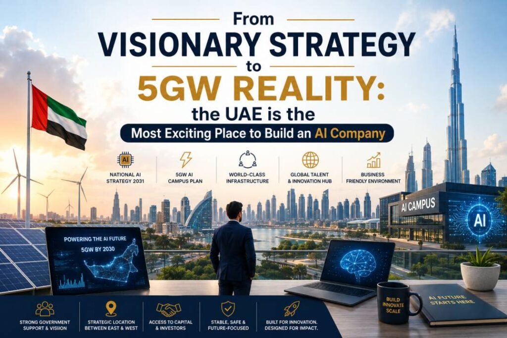 Build an AI company in the UAE — from the 2017 AI strategy to Stargate's 5GW campus in 2026