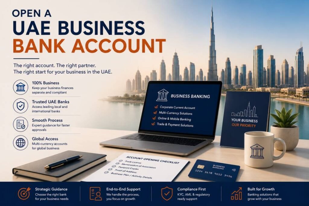 How to open a UAE business bank account in 2026 - documents, timelines and the compliance shift banks now expect
