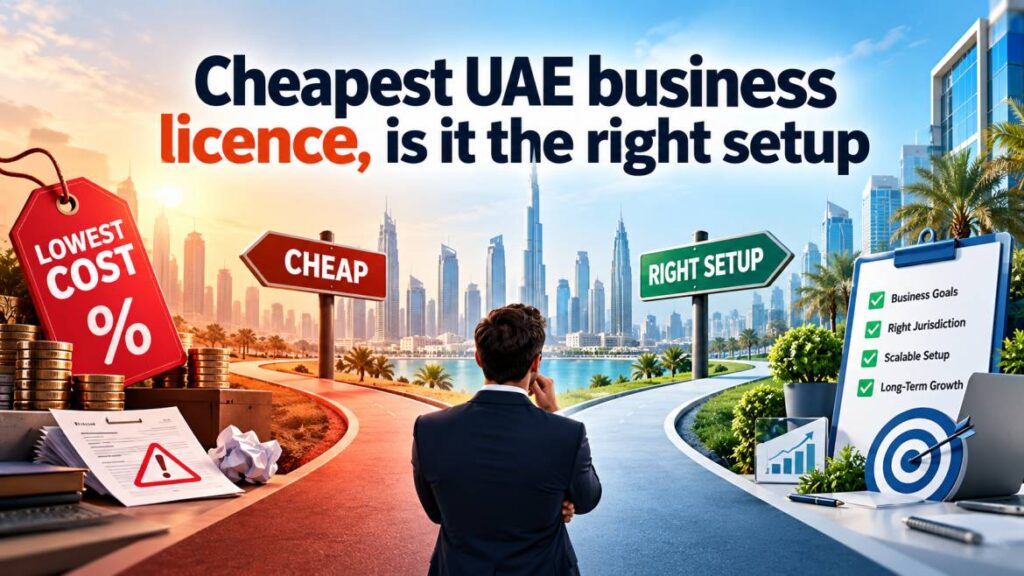 Cheapest UAE business licence, is it the right setup