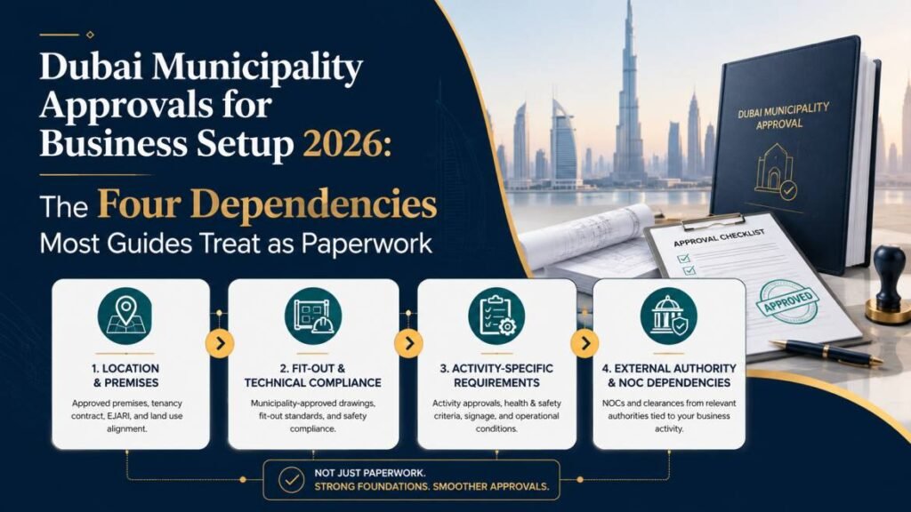 Dubai Municipality approvals for business setup 2026 - building, fit-out, food safety and shared housing requirements explained