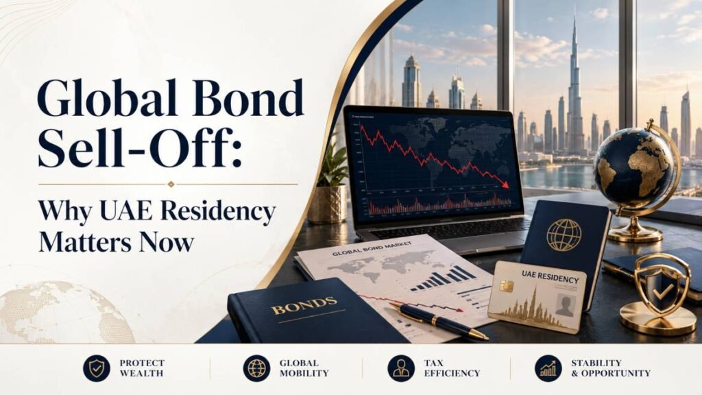 Global bond sell-off 2026 - why UAE long-term residency and 0% tax structures matter more now
