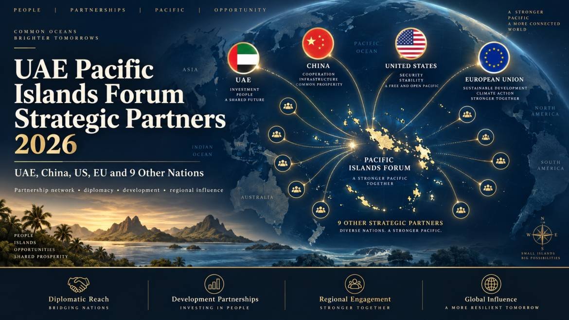 UAE Pacific Islands Forum Strategic Partners 2026 - UAE, China, US, EU and 9 other nations