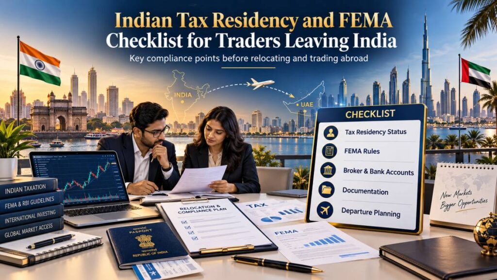 Indian tax residency and FEMA checklist for traders leaving India
