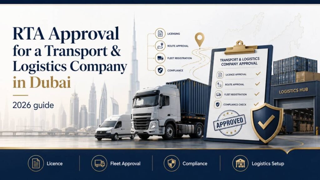 RTA approval for a transport or logistics company in Dubai 2026 - operator permit and project-level approval compared