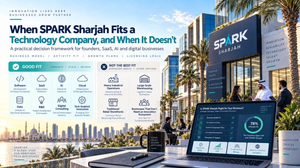 When SPARK Sharjah fits a technology company, and when it doesn't