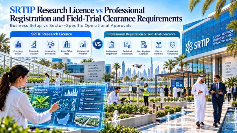 SRTIP research licence versus professional registration and field-trial clearance requirements