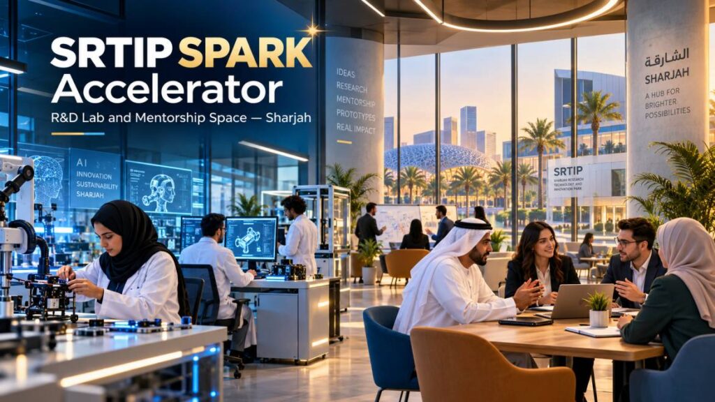 SRTIP SPARK accelerator R&D lab and mentorship space Sharjah