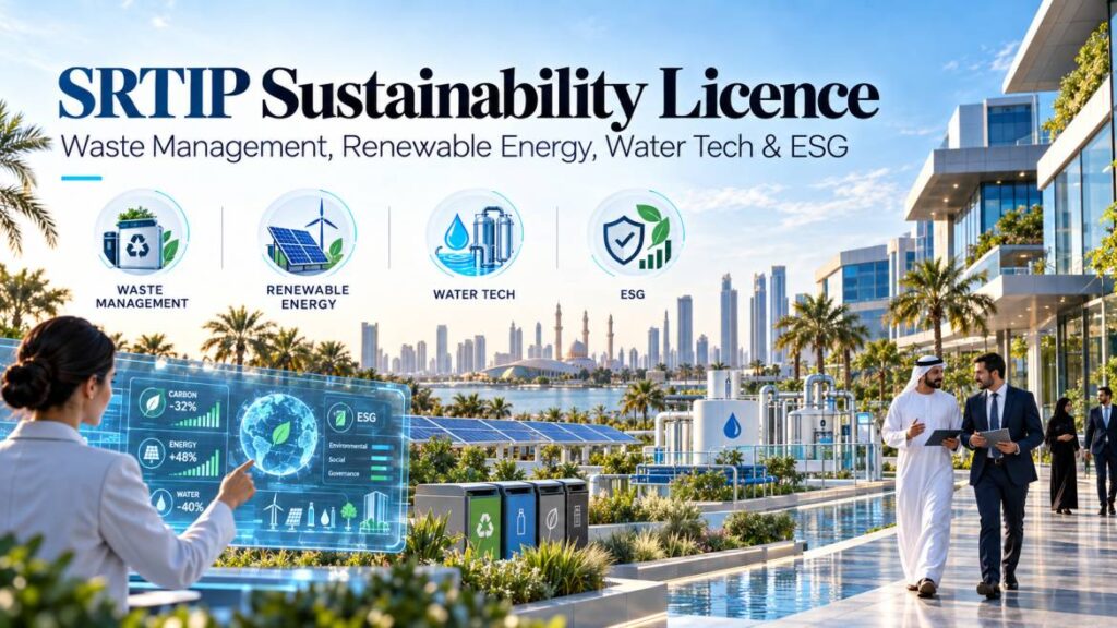 SRTIP sustainability licence for waste management, renewable energy, water tech and ESG