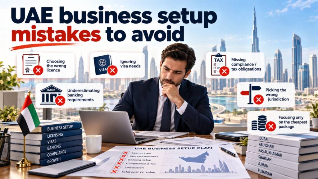 UAE business setup mistakes to avoid