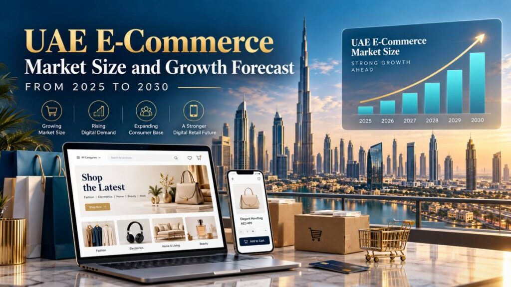 UAE e-commerce market size and growth forecast from 2025 to 2030