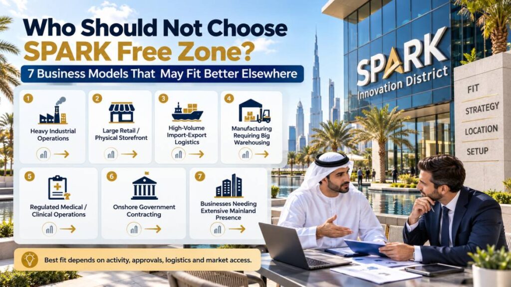 Seven business models that should not choose SPARK SRTIP free zone