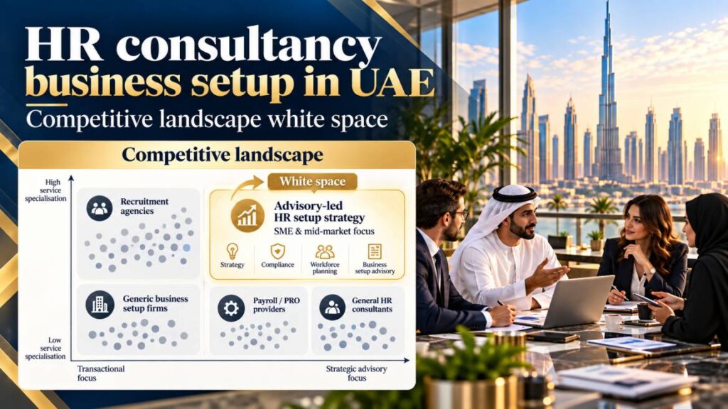 HR consultancy business setup in UAE - competitive landscape white space