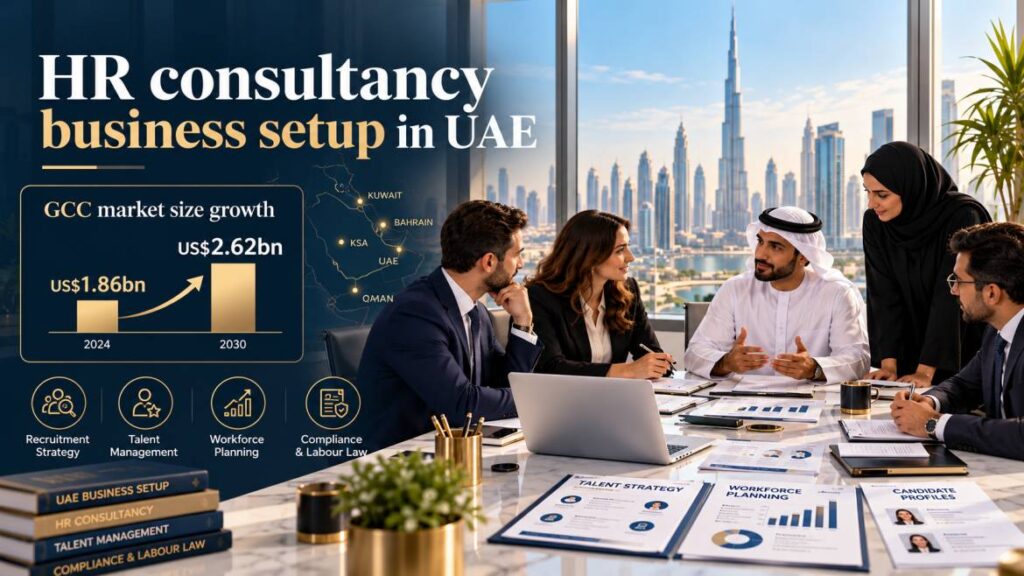 HR consultancy business setup in UAE - GCC market size US$1.86bn to US$2.62bn